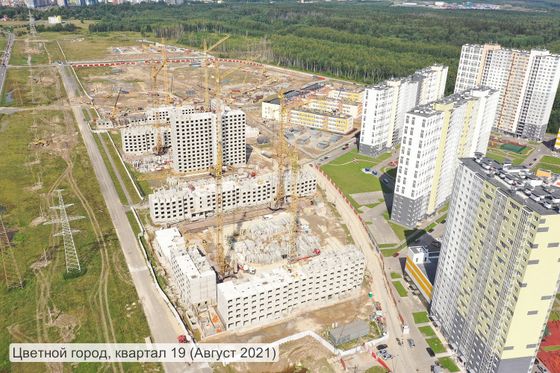 ЖК «Цветной город», Муринская дорога, 31, к. 3 — 3 кв. 2021 г.