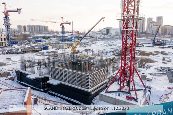 Микрорайон «SCANDIS OZERO» (Скандис Озеро), ул. Авиаторов, 30 — 4 кв. 2020 г.