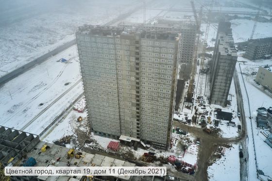 ЖК «Цветной город», Муринская дорога, 25, к. 3 — 4 кв. 2021 г.