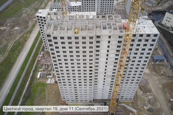 ЖК «Цветной город», Муринская дорога, 25, к. 3 — 3 кв. 2021 г.