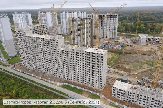 ЖК «Цветной город», Чарушинская ул., 24, к. 1 — 3 кв. 2021 г.