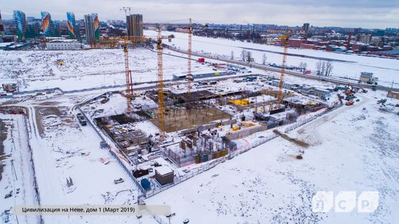 ЖК «Цивилизация на Неве», ул. Дыбенко, 2 — 1 кв. 2019 г.