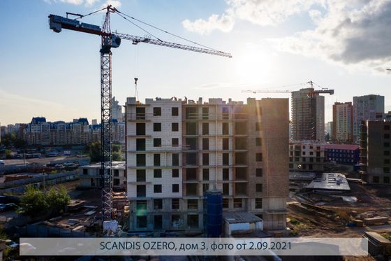 Микрорайон «SCANDIS OZERO» (Скандис Озеро), ул. Авиаторов, 22 — 3 кв. 2021 г.