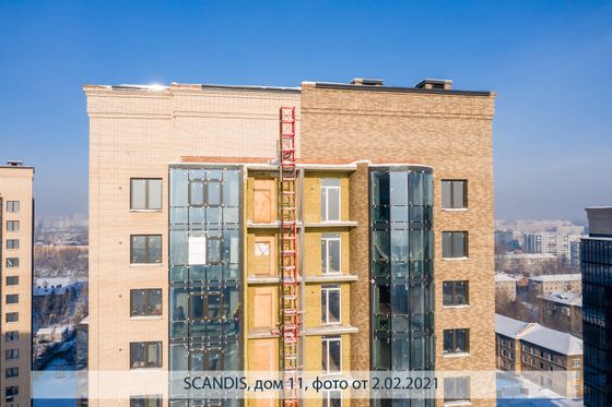 Микрорайон «SCANDIS» (Скандис), ул. Партизана Железняка, 48Д — 1 кв. 2021 г.