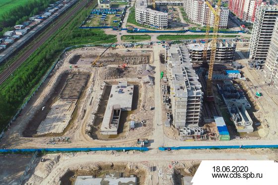 Квартал ЦДС «Северный», ул. Шоссе в Лаврики, 72, к. 2 — 2 кв. 2020 г.