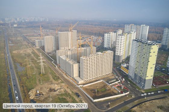 ЖК «Цветной город», Муринская дорога, 31, к. 1 — 4 кв. 2021 г.