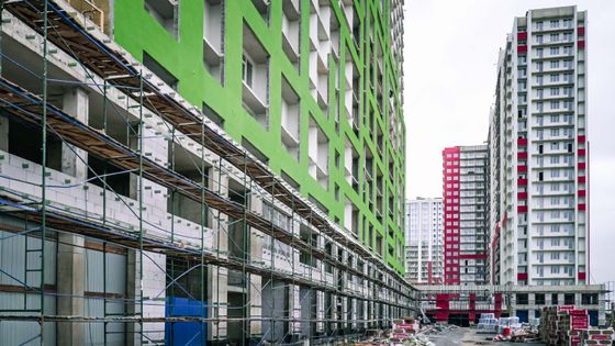 ЖК «Геометрия», пр. Строителей, 16 — 3 кв. 2021 г.