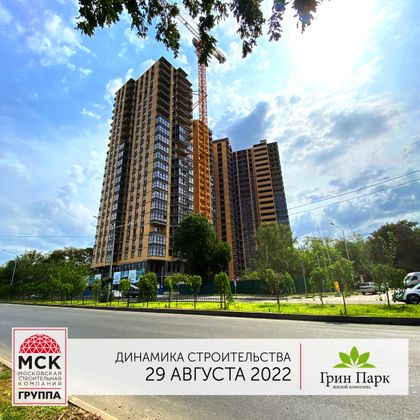 ЖК «Грин Парк», ул. Раздорская, 2А — 3 кв. 2022 г.