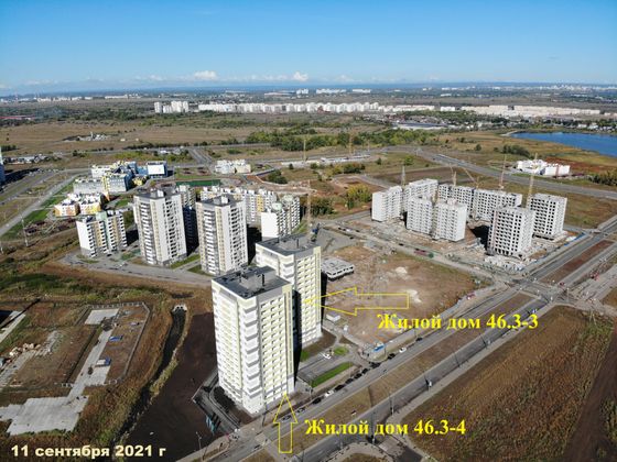 Жилой район «Южный город», ул. Губернаторская, 59 — 3 кв. 2021 г.