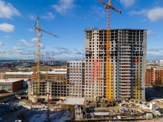 ЖК «Атмосфера», пр. Космонавтов, 26А — 4 кв. 2021 г.