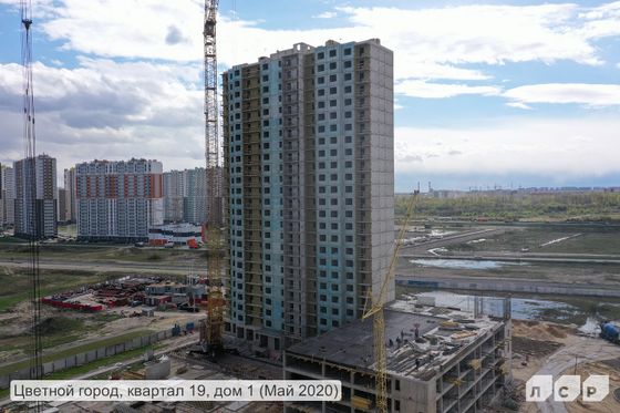 ЖК «Цветной город», Пейзажная ул., 4, к. 1 — 2 кв. 2020 г.