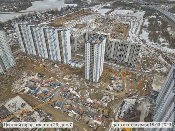 ЖК «Цветной город», Пахомовская ул., 22 — 1 кв. 2023 г.