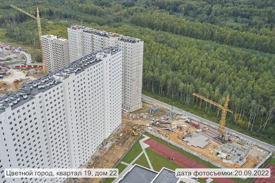 ЖК «Цветной город», Пейзажная ул., 24, к. 2 — 3 кв. 2022 г.