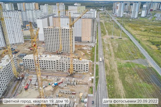 ЖК «Цветной город», Муринская дорога, 31, к. 1 — 3 кв. 2022 г.