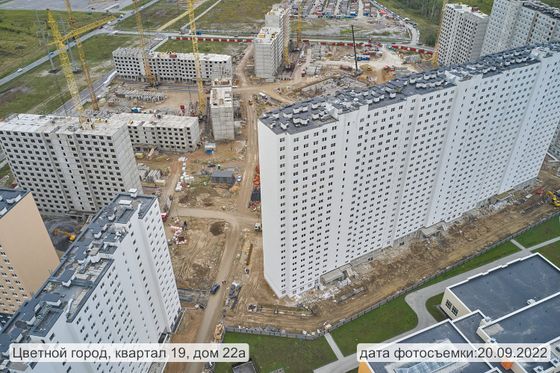 ЖК «Цветной город», Пейзажная ул., 24, к. 3 — 3 кв. 2022 г.