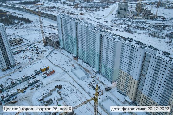 ЖК «Цветной город», Чарушинская ул., 26, к. 1 — 4 кв. 2022 г.