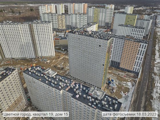 ЖК «Цветной город», Муринская дорога, 29 — 1 кв. 2023 г.