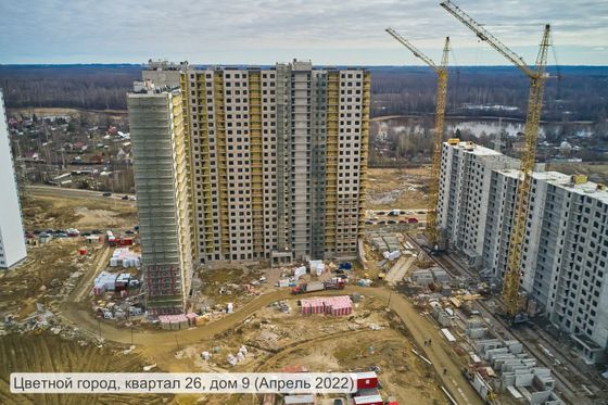 ЖК «Цветной город», Муринская дорога, 8, к. 1 — 2 кв. 2022 г.