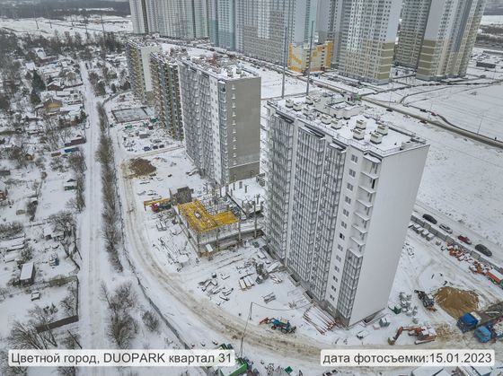 ЖК «Цветной город», Муринская дорога, 11, к. 3 — 1 кв. 2023 г.