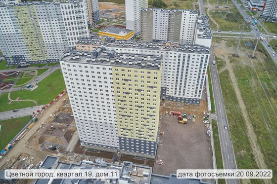 ЖК «Цветной город», Муринская дорога, 25, к. 3 — 3 кв. 2022 г.