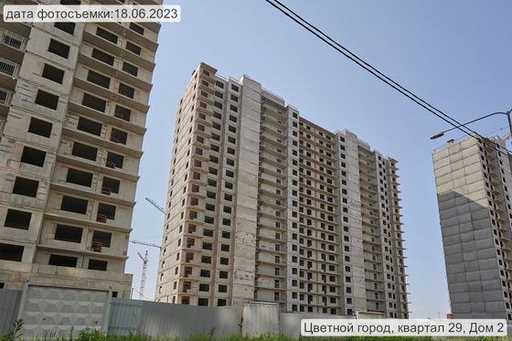 ЖК «Цветной город», ул. Пахомовская, 23 — 2 кв. 2023 г.