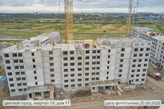 ЖК «Цветной город», Муринская дорога, 31, к. 2 — 3 кв. 2022 г.