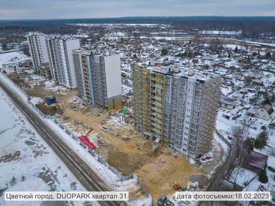 ЖК «Цветной город», Муринская дорога, 9, к. 1 — 1 кв. 2023 г.