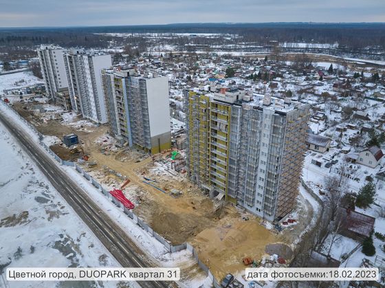 ЖК «Цветной город», Муринская дорога, 9, к. 1 — 1 кв. 2023 г.