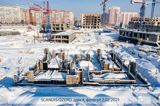 Микрорайон «SCANDIS OZERO» (Скандис Озеро), ул. Авиаторов, 20 — 1 кв. 2021 г.