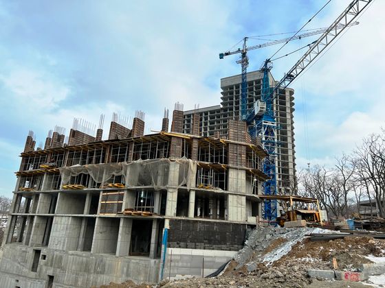 ЖК «Чайка», ул. Мусоргского, 74, к. 2 — 4 кв. 2021 г.
