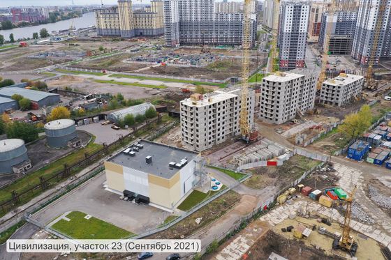 ЖК «Цивилизация», ул. Крыленко, 6, к. 4 — 3 кв. 2021 г.