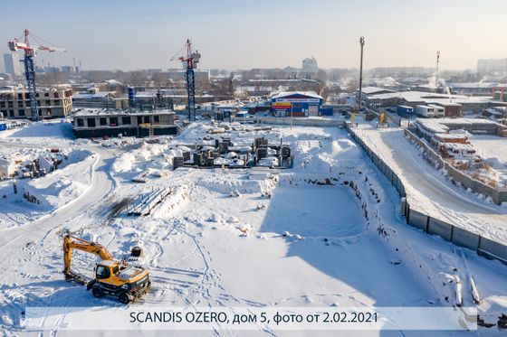 Микрорайон «SCANDIS OZERO» (Скандис Озеро), ул. Авиаторов, 18 — 1 кв. 2021 г.