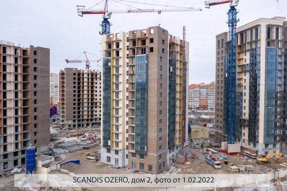 Микрорайон «SCANDIS OZERO» (Скандис Озеро), ул. Авиаторов, 24 — 1 кв. 2022 г.