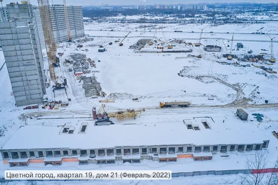 ЖК «Цветной город», Пейзажная ул., 24, к. 1 — 1 кв. 2022 г.