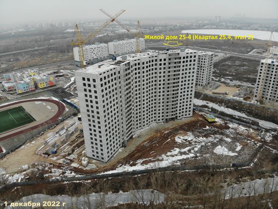Жилой район «Южный город», ул. Фёдоровская, 1 — 4 кв. 2022 г.
