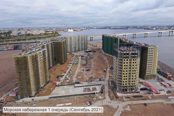 ЖК «Морская набережная. Бульвар» — 3 кв. 2021 г.