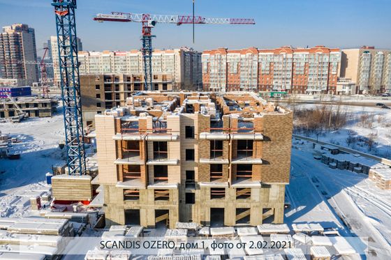 Микрорайон «SCANDIS OZERO» (Скандис Озеро), ул. Авиаторов, 26 — 1 кв. 2021 г.