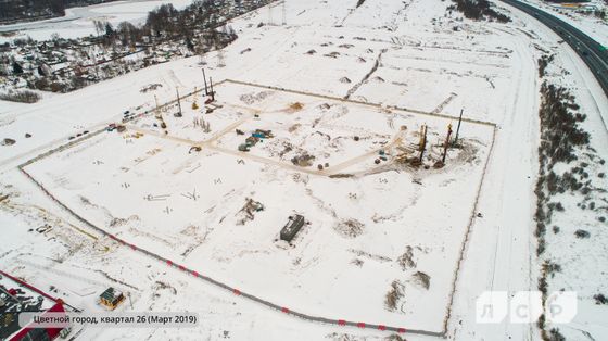 ЖК «Цветной город», Пахомовская ул., 22 — 1 кв. 2019 г.