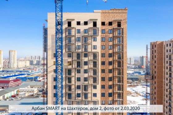 ЖК «Арбан Smart на Шахтеров» (Apбaн Cмapт нa Шaxтepoв), ул. Мужества, 10Б — 1 кв. 2020 г.