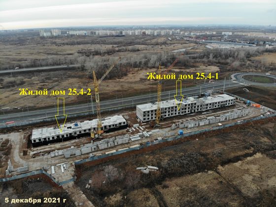 Жилой район «Южный город», ул. Алабина, 46 — 4 кв. 2021 г.