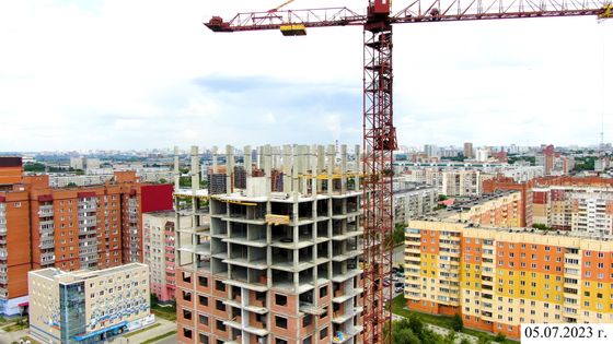 Квартал «КрымSKY» (Крымский), ул. Пархоменко, 19 — 3 кв. 2023 г.