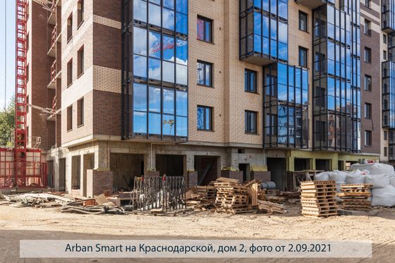 ЖК «Арбан Smart на Краснодарской» (Apбaн Cмapт на Краснодарской), Краснодарская ул., 40/4 — 3 кв. 2021 г.