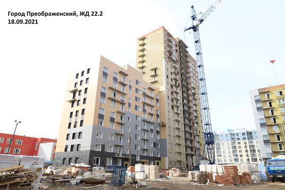 Микрорайон «Преображенский», ул. Петра Ломако, 1 — 3 кв. 2021 г.