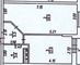 Продажа 1-комнатной квартиры 41,3 м², 2/8 этаж