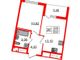 Продажа 1-комнатной квартиры 34 м², 9/15 этаж