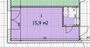 Продажа квартиры-студии 15,9 м², 1/8 этаж