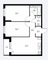 Продажа 2-комнатной квартиры 54,5 м², 20/30 этаж