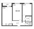 Продажа 2-комнатной квартиры 54 м², 11/13 этаж