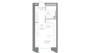 Продажа квартиры-студии 24,6 м², 2/17 этаж