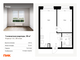 Продажа 1-комнатной квартиры 35 м², 39/53 этаж